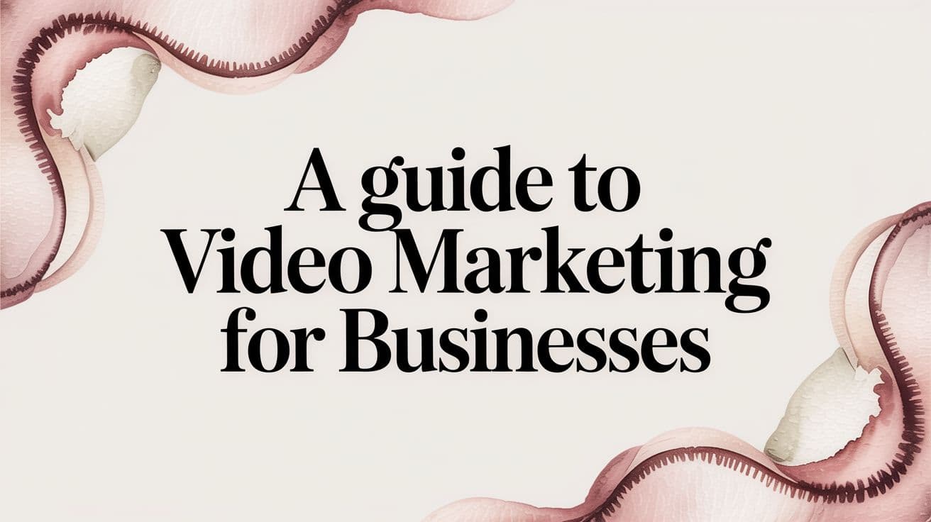 A Guide to Video Marketing for Businesses