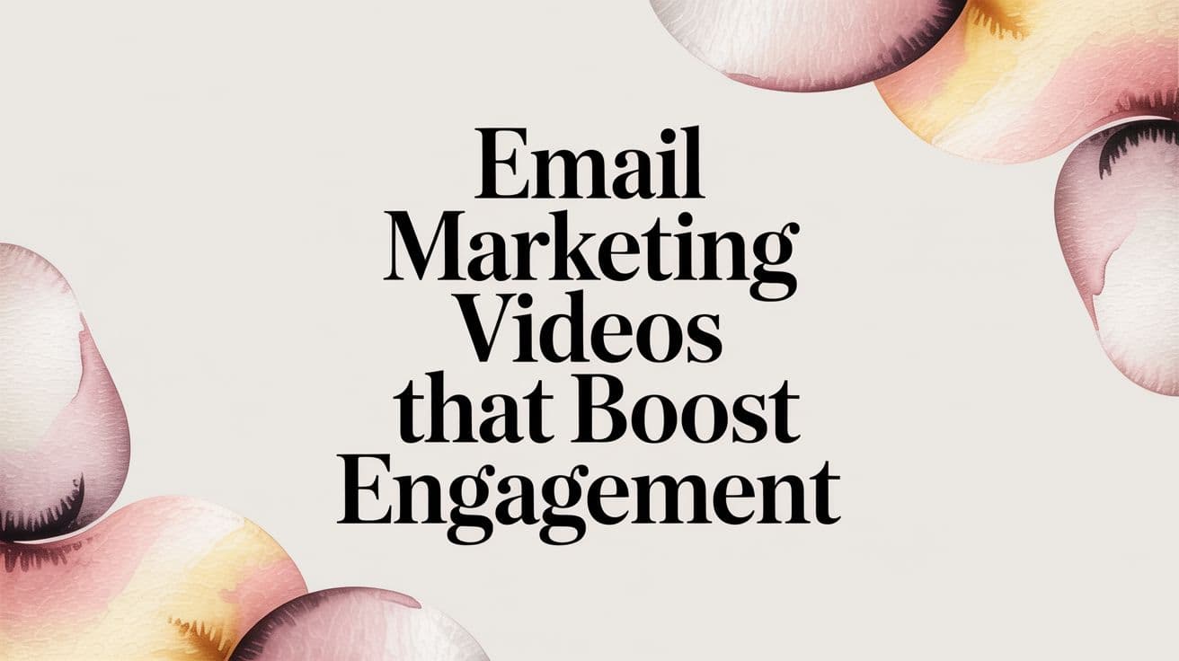 Email Marketing Videos That Boost Engagement